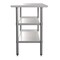 Emma and Oliver NSF Certified Stainless Steel 18 Gauge Work Table with 2 Undershelves